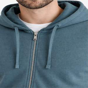 Sweat à capuche en coton oversize pour hommes, avec épaules tombantes et style streetwear ton sur ton, pour les détaillants américains - Product Image 5