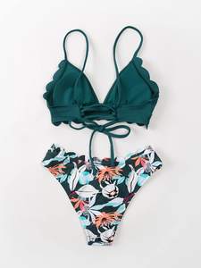 Conjunto de Bikini Sublimado para Mujer al Por Mayor, Transpirable, Cómodo, de Alta Calidad y Precio Accesible - Product Image 2