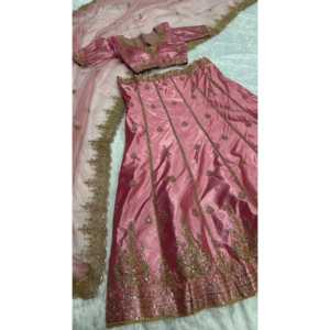 Designer Lehenga Choli pour les fêtes vêtements indiens et pakistanais avec séquence et travail Zari - Product Image 2