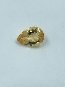 Piedra Preciosa de Citrino Amarillo Natural de Alta Calidad, Corte Pera, 4.60 Quilates, 10x14 mm, para Joyería - Product Image 6