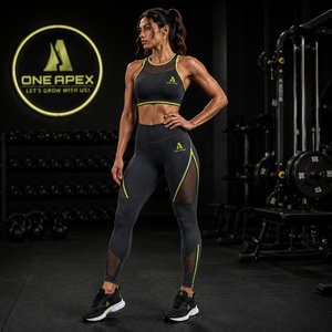 Women’s <b>Set</b> Yoga High Waist Leggings <b>Sports</b> Bra Two Piece Activewear Workout Yoga Fitness Running Training Clothing <b>Set</b> - Product Image 1