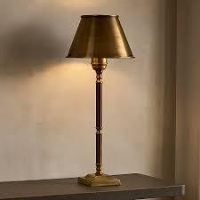 Metal Table Lamp Decorative Floor Lamp Classic Brass Finish <b>Socket</b> <b>Light</b> for Living Room Bedroom - Product Image 1