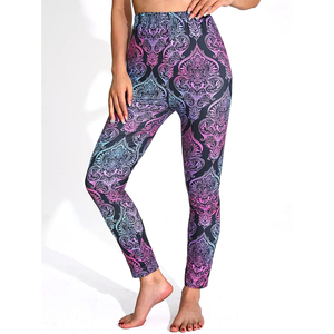 Breathable Product Best Quality Women Fitness Compression Leggings, Latest Design Full-Length Spandex Compression <b>Tights</b> - Product Image 1