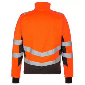 Veste de travail haute visibilité pour la construction, personnalisable, imperméable, avec des caractéristiques de sécurité réfléchissantes, vestes de travail - Product Image 2