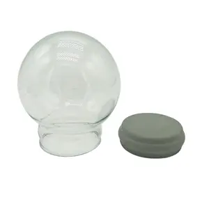 كرة ثلوج على شكل قبة زجاجية يُمكن صنعها بنفسك كرة ثلوج فارغة