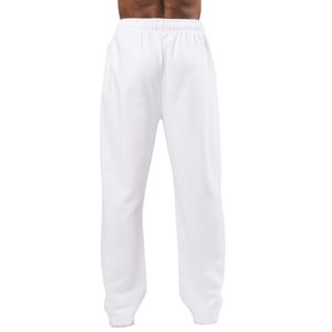 Pantalon de survêtement blanc épais pour homme, en molleton doux, coupe décontractée, idéal pour l'entraînement, la gym, le sport et le quotidien - Product Image 2