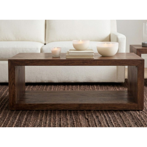 Luxury Handmade Traditional Indoor Furniture mango Wood Movable Modular Open <b>Side</b> Coffee <b>Table</b> or Centre <b>Table</b> in Natural Finish - Product Image 3