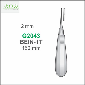MELPEX INSTRUMENTOS DE BELLEZA Elevador Dental de Raíz con Punta Recta 2.0mm Acero Inoxidable 420 Mango Hueco 140mm Set Dental - Product Image 5