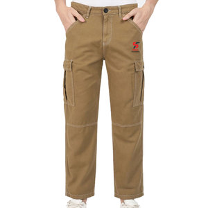 Solid Trader High Quality Breathable Twill Casual Style Comfortable Daily Wear Rugged Fashionable <b>Men</b> <b>Cargo</b> Pent & <b>Trouser</b> - Product Image 1