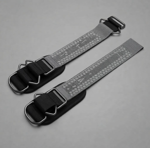 D Ring Cuff Training Straps Adjustable Wrist Support Straps with Durable Webbing for Gym Fitness Workouts <b>Heavy</b> <b>Duty</b> Adjustable - Product Image 2