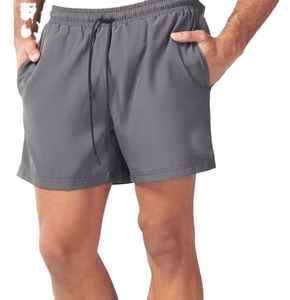 กางเกงขาสั้นผู้ชายสไตล์ลำลองสุดฮิตประจำฤดูร้อน ระบายอากาศได้ดี แห้งเร็ว มีเชือกผูกเอว  แบบยูนิเซ็กซ์ รับผลิตตามแบบ OEM สำหรับออกกำลังกาย - Product Image 5