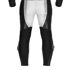 Traje de Motociclismo de Cuero de Manga Larga para Hombre, Resistente al Viento, Negro y Blanco, de una Pieza, Equipo de Protección para Todas las Estaciones - Product Image 5