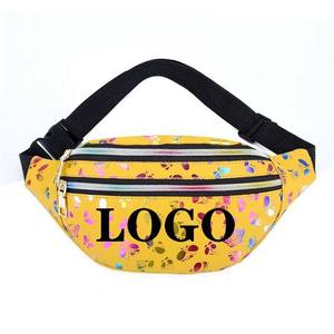 Comfortable Slim Fit Yellow Waist Bag Durable Pouch with Custom Logo Area for Professional Branding and Daily Use - Product Image 1