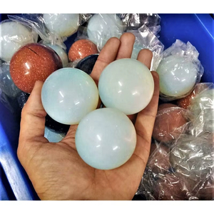 Esferas de Ópalo Hechas a Mano al por Mayor, Cristales de Gemas Personalizados, Piedras Curativas de los 7 Chakras, Minerales, Decoración del Hogar, Figuras Espirituales - Product Image 3