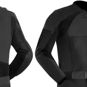 Traje de Motocicleta de Cuero con Forro Interior Suave, Traje de Motocicleta de Cuero con Diseño de Ajuste Fácil - Product Image 2