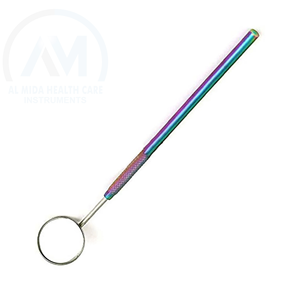 Al Mida Healthcare Low Price Disposable <b>Plastic</b> Anti-fog Color Clastic Dental Mouth <b>Mirror</b> CE Certified Class II for Teeth - Product Image 5