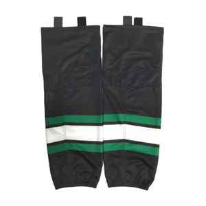 <b>Knee</b> <b>High</b> Basketball <b>Socks</b> Striped Black Red Yellow White Breathable Knitted Adult Regular Style - Product Image 6