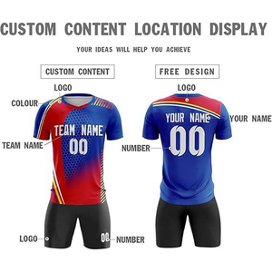 เสื้อฟุตบอลรุ่นใหม่ปี 2026 สำหรับผู้ชาย สกรีนหมายเลขและโลโก้ได้ตามต้องการ ผ้าโพลีเอสเตอร์ 100% ระบายอากาศได้ดี ชุดฟุตบอล - Product Image 6