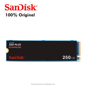 SanDisk PLUS NVMe SSD, 250GB, PCIe Gen 3.0, M.2 2280, SR2400MB/S, SW1500MB/S, SDSSDA3N-250G-G26 - Product Image 1