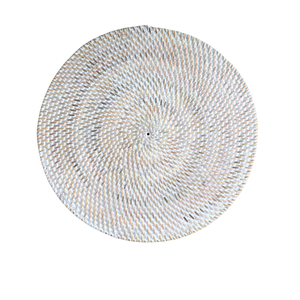 Elite Rattan Table Mat Hand-Made Round <b>Placemat</b> for Sophisticated Dining Decor Professional Grade Woven Mat - Product Image 1