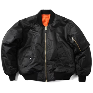 OEM Bomber <b>Jackets</b> Premium Vintage Bomber Design with Rib Knit Details for Apparel Brands - Product Image 1