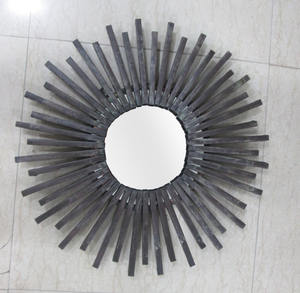 Miroir mural décoratif élégant avec cadre, miroir mural d'exportation - Product Image 4