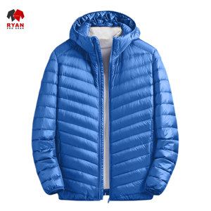 แจ็คเก็ตพัฟเฟอร์แบบกำหนดเองสำหรับผู้ชายจาก Ryan Pro Gear พร้อมโลโก้แบบกำหนดเอง สีพื้น - Product Image 4