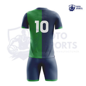 Uniforme Deportivo de Fútbol con Logotipo Personalizado, Tejido de Poliéster Ligero, Transpirable y Suave, de Alto Rendimiento, al Por Mayor, con el Mejor Servicio - Product Image 2