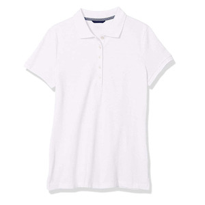 Chemises polo d'uniforme scolaire pour adultes et filles, confortables, ajustées, col rabattu, style polo pour l'école, le collège et l'université - Product Image 3