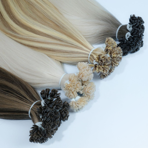 Extensions de pointe plate de cheveux Remy vietnamiens de haute qualité Style de vague naturelle 100% vierge non traitée - Product Image 1