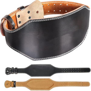 Premium Quality Heavy Duty Adjustable Comfortable <b>Back</b> <b>Support</b> Customized Weightlifting Leather Belt Buckle Non-Slip 10mm/13mm - Product Image 6