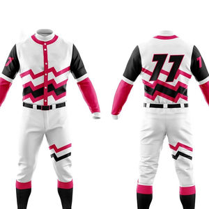 Nouvelle conception, uniforme de baseball de haute qualité à séchage rapide, en vente en gros, uniforme de baseball respirant, vêtements de sport sublimés pour équipe - Product Image 6