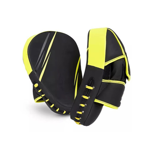 Mitaines de boxe en cuir PU personnalisées de haute qualité, nouveaux modèles, vente en gros, équipement d'entraînement respirant, pads de frappe pour arts martiaux - Product Image 1