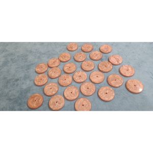 Contemporary <b>Resin</b> <b>Craft</b> Round Base Decorative Platform Marble Look Display Stand for Home Office Decor - Product Image 1