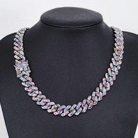 Chaîne de luxe personnalisée en or 14 carats sertie de diamants pour rappeurs, athlètes, marques de mode et articles de célébrités - Cadeau