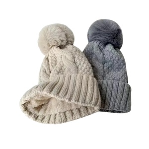 Autumn Winter Short Warm Melon <b>Hat</b> Men Knitted Round <b>Top</b> Brimless Cold <b>Hat</b> Women Street Hip-hop Wool Beanie - Product Image 2
