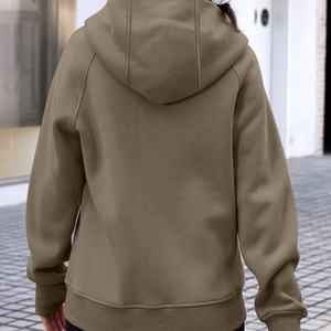 Secado rápido a prueba de viento personalizado mujer transpirable Regular Top Sudadera con capucha Casual mujer sudaderas con cremallera de gran tamaño para mujer transpirable - Product Image 2