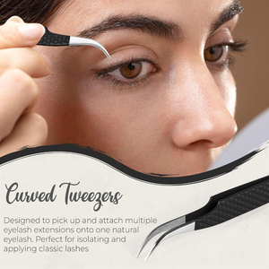 ชุดแหนบต่อขนตาสแตนเลสสีตามสั่ง |   ชุดแหนบต่อขนตาแบบวอลลุ่ม 5 ชิ้น - Product Image 6