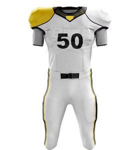 Uniformes de Fútbol Americano Personalizados con Sublimación, Transpirables, de Alta Calidad, Ecológicos, con Cuello en V, Precio Razonable, MOQ Bajo - Product Image 2
