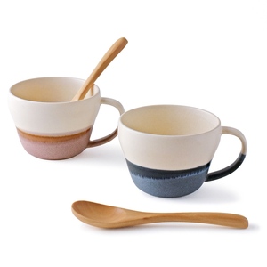 Taza de sopa de estilo japonés moderno y sencillo/Colección 'NAGOMU' Uso para fiestas Aito Seisakusho Modelo P115 - Product Image 2
