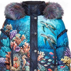 New Design Grey OEM Women's Short Puffer <b>Jacket</b> with Hood Full Zip Windproof <b>Waterproof</b> Quilted <b>Winter</b> <b>Jacket</b> 100% Polyester - Product Image 3