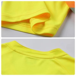 Conjunto Deportivo Personalizado al por Mayor, Camiseta de Fútbol de Cuello Alto de Calidad, Traje Deportivo de Manga Corta para Hombre, Secado Rápido - Product Image 2