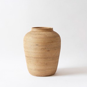 Grands vases dorés pour centres de table de mariage, vase décoratif en rotin tressé, prix le plus bas en vente - Product Image 4