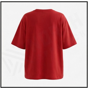 T-shirts personnalisés en satin de polyester à col rond et manches courtes pour femmes, écologiques, décontractés, avec logo OEM, style streetwear, été, vente en gros - Product Image 2