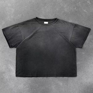 Camiseta Extra Grande Personalizada de 220 g/m², 100% Algodón, Corte Cuadrado para Hombre, Estilo Vintage - Product Image 3