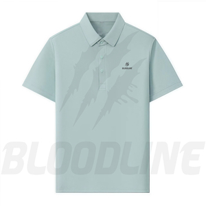 Camisa de Manga Corta para Hombre Bloodline, Blanca, de Algodón Oxford, Transpirable, Formal, Corte Regular, Logotipo Frontal Sólido, Impresión Digital, 220g - Product Image 5