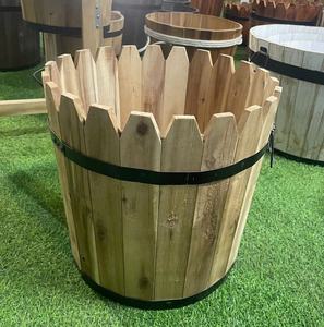 Maceta Ecológica de Madera de Pino, Maceta de Madera Natural, Maceta de Vida Sostenible - Product Image 4