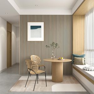 2 confezioni di pannelli acustici in legno di rovere 94.5 \ "X 12.6 \" insonorizzati da parete con pannelli a parete - Product Image 1