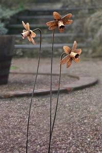 Carillon à vent vintage en métal en forme de cloche d'oiseau, à suspendre, pour décoration extérieure de jardin - Product Image 6