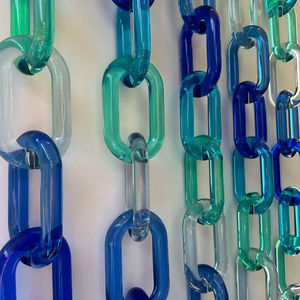 Decoración para el Hogar, Arte de Pared con Cadena de Resina, Separador de Ambientes Interior con Eslabones Acrílicos, Venta al Por Mayor, Mejor Exportador - Product Image 1